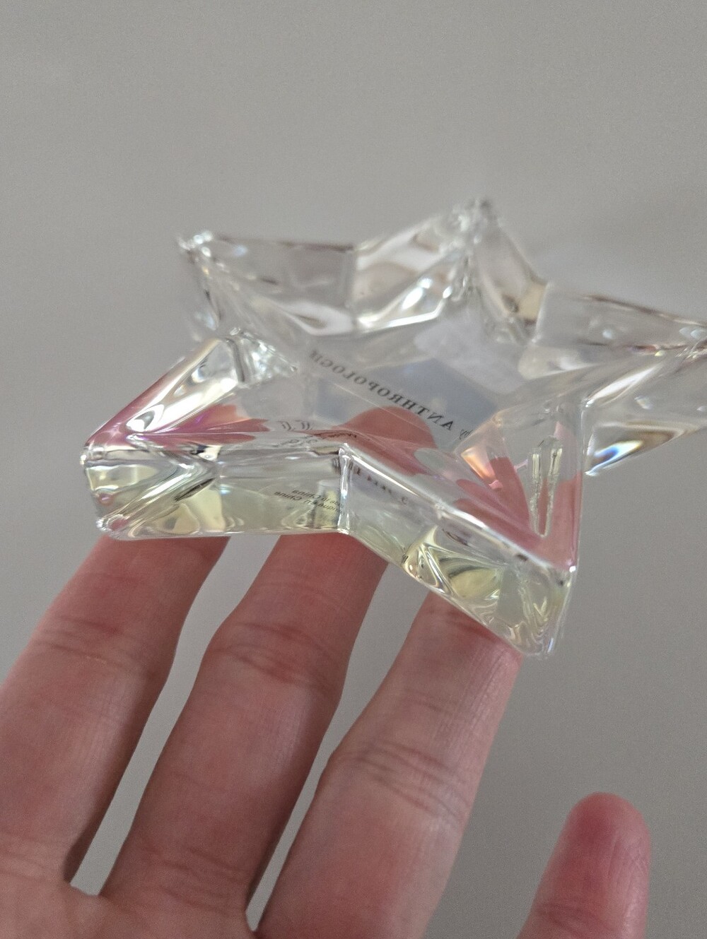 NWT Clear Cut Glass Star Trinket Dish - Picture 5 of 7